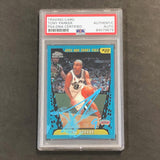 2001 Topps Chrome #15 Tony Parker Signed Card AUTO PSA Slabbed Autographed RC Spurs