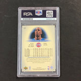 2007-08 Upper Deck Authentic #87 Chauncey Billups Signed Card PSA Slabbed Pistons