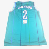 Larry Johnson Signed Jersey PSA/DNA Tristar Charlotte Hornets Autographed