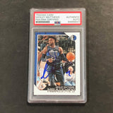 2018-19 NBA Hoops #103 Wesley Mathews Signed Card PSA Slabbed Mavericks
