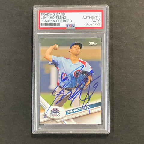 2017 Topps Pro Debut #125 Jen-Ho Tseng Signed Card PSA Slabbed Auto Cubs