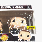 Matt Jackson Nick Jackson Signed The Young Bucks Funko Pop PSA/DNA Autographed AEW