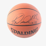 Karl Malone Signed Basketball PSA/DNA Utah Jazz Autographed