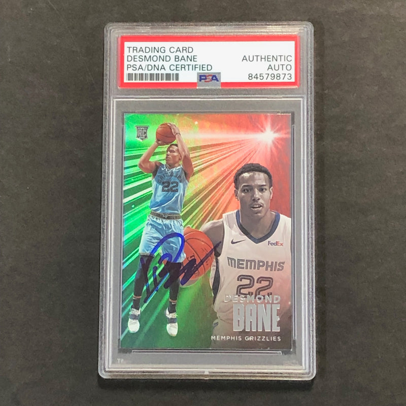2020-21 Panini Essentials #223 Desmond Bane Signed Card AUTO PSA Slabbed RC Grizzlies