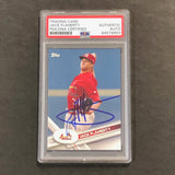 2017 Topps Pro Debut #21 Jack Flaherty Signed Card PSA Slabbed Auto