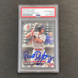 2017 Bowman Prospects #BP26 Paul DeJong Signed Card AUTO PSA Slabbed Cardinals