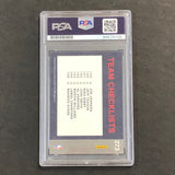 2010 Donruss Team Checklist Card #273 Joe Johnson Signed Card AUTO PSA Slabbed Hawks