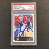 2014-15 NBA Hoops #202 Serge Ibaka Signed Card AUTO PSA Slabbed Thunder