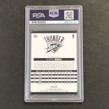 2014-15 NBA Hoops #202 Serge Ibaka Signed Card AUTO PSA Slabbed Thunder