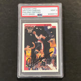 1997-98 Upper Deck #116 ARVYDAS SABONIS Signed Card AUTO GRADE 9 PSA Slabbed Trail Blazers