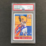 2013-14 NBA Hoops #6 Spencer Hawes Signed Card AUTO PSA/DNA Slabbed 76ers