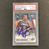 2010-11 Panini Season Update #76 Gerald Henderson Signed AUTO PSA Slabbed Bobcats