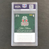 2012-13 Panini Prestige #215 John Henson Signed Card AUTO PSA Slabbed RC Bucks