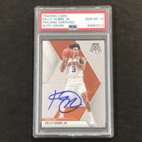 2019-20 Panini Mosaic #148 Kelly Oubre Jr. Signed Card AUTO 10 PSA Slabbed Suns