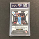 2019 Panini Prizm Draft Picks Green #25 NASSIR LITTLE Signed Rookie Card AUTO PSA Slabbed RC