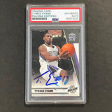 2010-11 Panini Season Update #190 Tyreke Evans Signed Card AUTO PSA Slabbed Kings