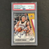 2010-11 Panini Season Update #40 Anderson Varejao Signed Card AUTO PSA Slabbed Cavaliers
