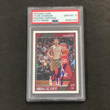 2016-17 NBA Hoops #188 Tyler Johnson Signed Card AUTO 10 PSA Slabbed Heat
