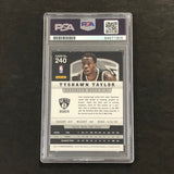 2012-13 Panini #240 Tyshawn Taylor Signed Card PSA Slabbed Nets