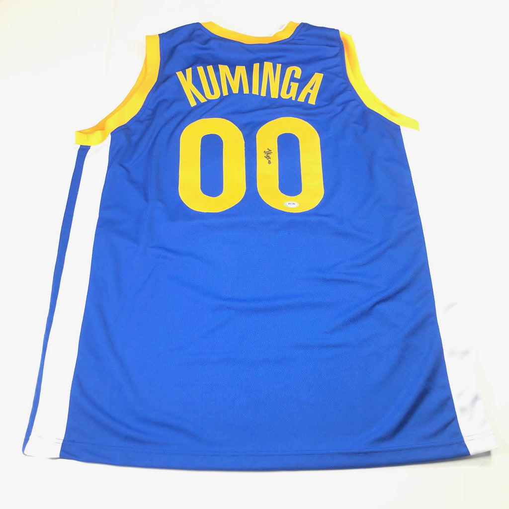 Jonathan Kuminga Golden State Warriors Autographed Blue Nike 2022