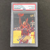 1995-96 Fleer Ultra #136 Scott Williams Signed Card PSA Slabbed 76ers