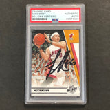 2010-11 Panini Season Update #84 Mike Bibby Signed Card AUTO PSA Slabbed Heat