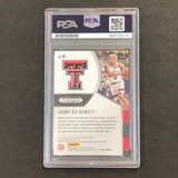 2020 PANINI Prizm Draft Picks Pink Ice #65 Jahmius Ramsey Signed Card AUTO PSA Slabbed Texas Tech