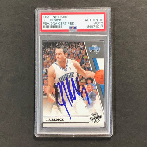 2010-11 Panini Season Update #90 J.J. Redick Signed Card AUTO PSA Slabbed Magic