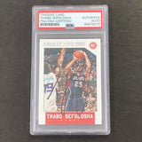 2015-16 NBA Hoops #40 Thabo Sefolosha Signed Card PSA/DNA Slabbed Hawks