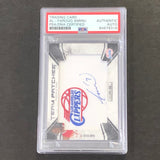 2010 Team Patches Rookies and Stars #143 Al Farouq Aminu Signed Card AUTO PSA/DNA Slabbed Clippers