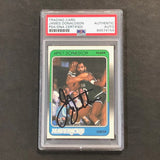 1988-89 Fleer #29 James Donaldson Signed Card AUTO PSA Slabbed Mavericks