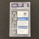 2014-15 Panini Totally Certified #40 Harrison Barnes Signed Card PSA Slabbed Warriors