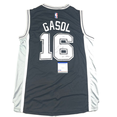Pau Gasol signed jersey PSA/DNA San Antonio Spurs Autographed