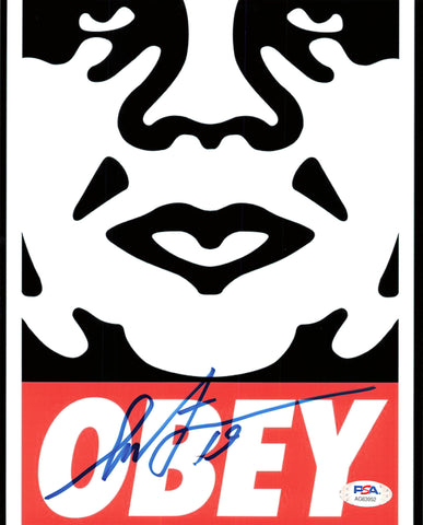 Shepard Fairey signed 8x10 photo PSA/DNA Autographed Obey