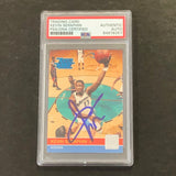 2010-11 Panini Donruss Rated Rookie #244 Kevin Seraphin Signed Card PSA Slabbed RC Wizards