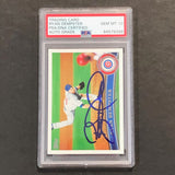 2011 Topps #38 Ryan Dempster Signed Card PSA Slabbed Auto 10 Cubs