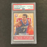 2014-15 Panini Hoops #4 Michael Carter-Williams Signed Card PSA Slabbed 76ers