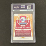 2014-15 Panini Hoops #4 Michael Carter-Williams Signed Card PSA Slabbed 76ers