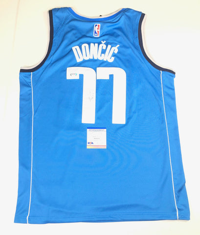 Luka Doncic Signed Jersey PSA/DNA Dallas Mavericks Autographed