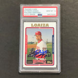 2005 Topps #493 ESTEBAN LOAIZA Signed Card PSA/DNA Slabbed Autographed AUTO 10 Cardinals