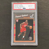 2016-17 Donruss #171 Pascal Siakam Signed Card AUTO 10 PSA Slabbed RC Raptors