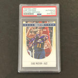 2012-13 Panini Hoops #237 Earl Watson Signed Card PSA Slabbed Jazz