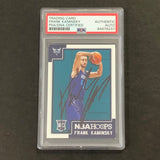 2015-16 Hoops #281 Frank Kaminsky Signed Card PSA Slabbed RC Rookie