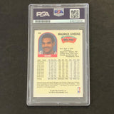1989-90 NBA Hoops #320 Maurice Cheeks Signed Card AUTO 10 PSA Slabbed Spurs