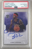 2012-13 Panini Brilliance #173 James Johnson Signed Card AUTO PSA/DNA Slabbed Kings