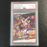 2017-18 Panini PRESTIGE #164 BAM ADEBAYO Signed Card AUTO PSA Slabbed RC Heat