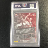 2017-18 Panini PRESTIGE #164 BAM ADEBAYO Signed Card AUTO PSA Slabbed RC Heat