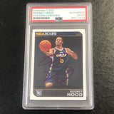 2014-15 NBA Hoops #280 Rodney Hood Signed Card PSA Slabbed RC Jazz