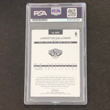 2016-17 NBA Hoops #223 Langston Galloway Signed Card AUTO PSA Slabbed Pelicans