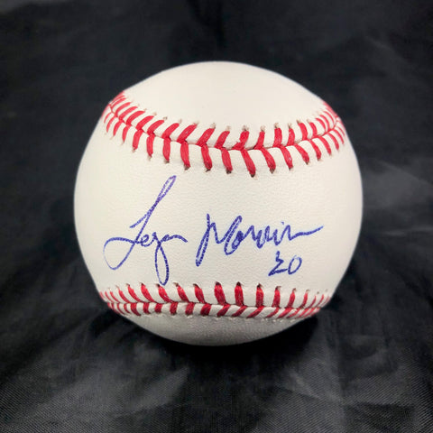 LOGAN MORRISON signed baseball PSA/DNA Tampa Bay Rays autographed